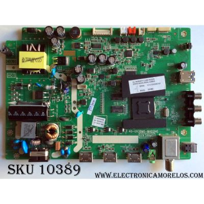 MAIN / FUENTE (COMBO) / TCL GT0000098A / V8-UX38001-LF1V025(M3) / 40-UX38M0-MAD2HG / UX38M0 / MODELO 32S3800 